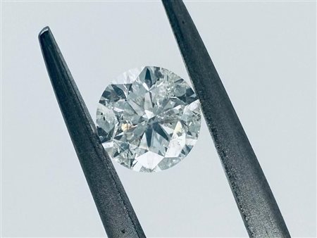 DIAMANTE 0,6 CT COLORE G - PUREZZA SI3 - TAGLIO BRILLANTE - PUREZZA INCISO AL...