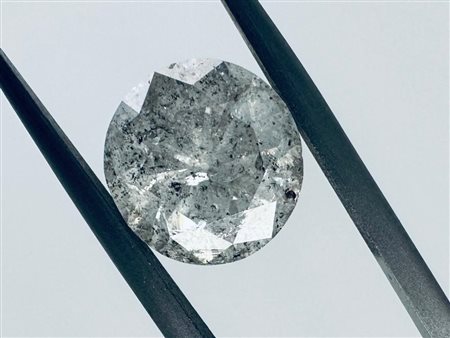 DIAMANTE 5,64 CT COLORE I - PUREZZA I3 - TAGLIO BRILLANTE - CERTIFICATO ID -...