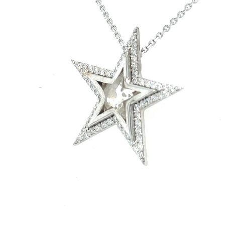 GIROCOLLO IN 14 W. GR 3.90 GR CON DIAMANTI PER 1.00 CT COLORE I-J PUREZZA SI1...