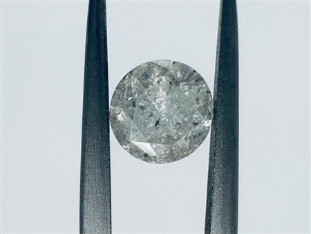 DIAMANTE 1 CT COLORE H - PUREZZA I2 - TAGLIO BRILLANTE - CERTIFICATO ID -...
