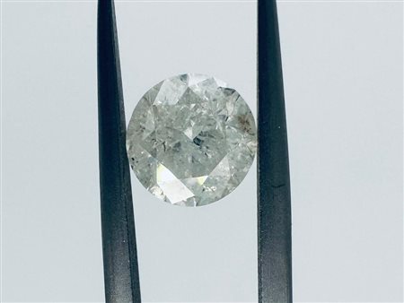 DIAMANTE 2,07 CT COLORE J - PUREZZA I2 - TAGLIO BRILLANTE - CERTIFICATO ID -...