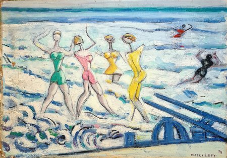 Moses Levy, 'Il Bagno (La Gioia del Mare)', 1954