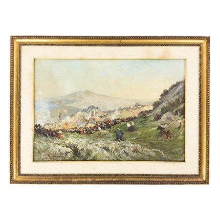 Andrea Petroni Venosa 1863 - Roma 1943, La Festa dell'Assunzione a Pierno,...