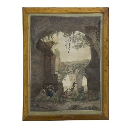 Giovanni Volpato - Abraham Louis Ducros Angarano 1735 - Roma 1803, La caccia...