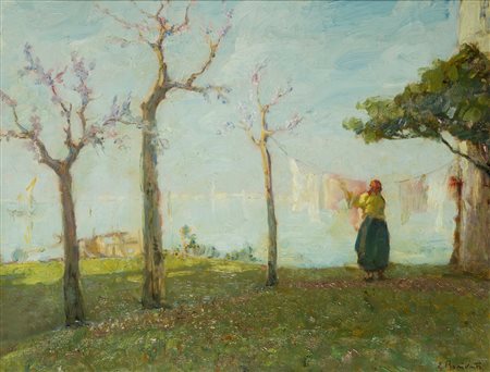 Eugenio Bonivento (Chioggia 1880-Milano 1956)  - Primavera