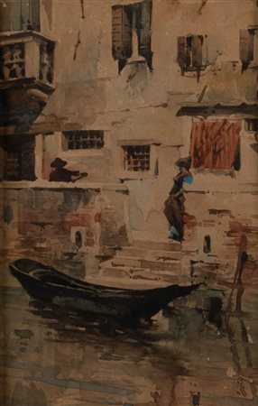 Scuola italiana del XIX secolo - Angolo di Venezia