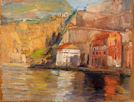 Luigi Crisconio (Napoli 1893-Portici 1946)  - Case in Costiera