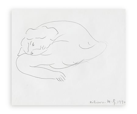 MIMMO GERMANÀ' (1944-1992) - Rilievo, 1990