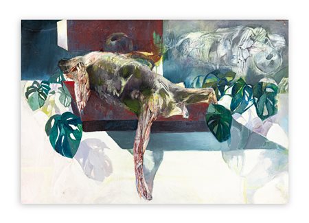 RENZO VESPIGNANI (1924-2001) - Sul divano, 1964