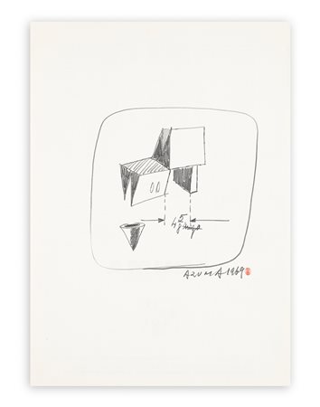 KENJIRO AZUMA (1926-2016) - Senza Titolo, 1969