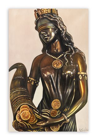 ANTONIO SCIACCA (1957) - Dea bendata, 2018
