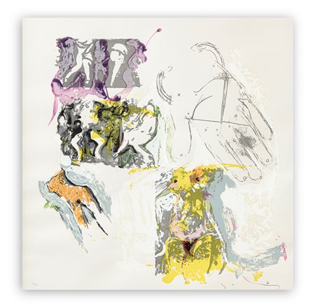 MARIO SCHIFANO (1934-1998) - Sensuale, 1988/1989