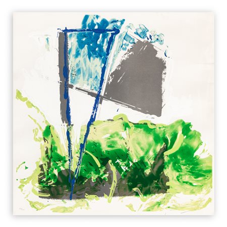 MARIO SCHIFANO (1934-1998) - Architettura, 1988/1989