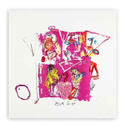 MARIO SCHIFANO (1934-1998) - X.A.B.O. (memoria), 1988/1989