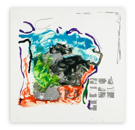 MARIO SCHIFANO (1934-1998) - Vedute interrotte, 1988/1989