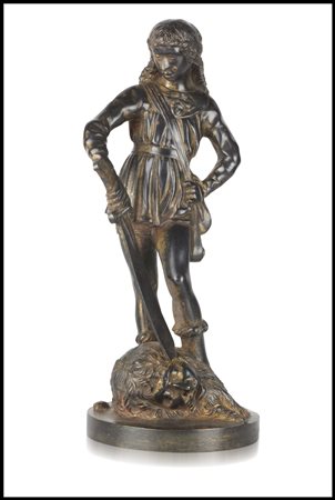 Bartolomeo Bellano (Padova 1437/38-1496/1497) (scuola di) Davide con la testa di Golia