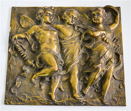 PANNELLO DECORATIVO IN BRONZO