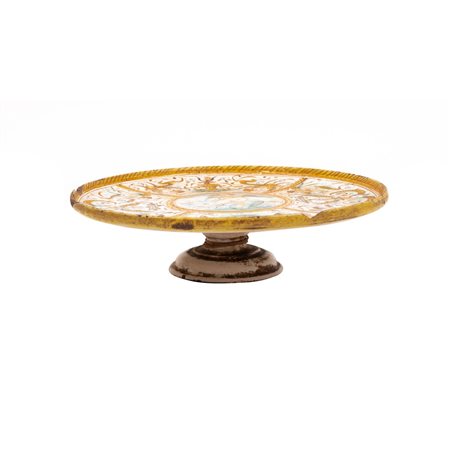 MANIFATTURA DELL' ITALIA CENTRALE DEL XVII SECOLO, Alzata