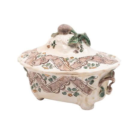 MANIFATTURA DI CERRETO DEL XIX SECOLO, Piccola zuppiera