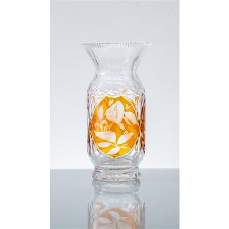 BOEMIA, Vaso in cristallo