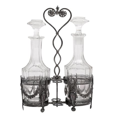 OFFICINE PONTIFICIE DEL XIX SECOLO, Oliera in argento