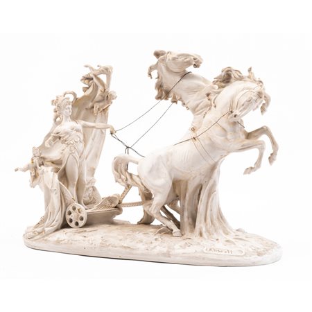 MANIFATTURA ITALIANA DEI PRIMI DELL'900, Gruppo in biscuit