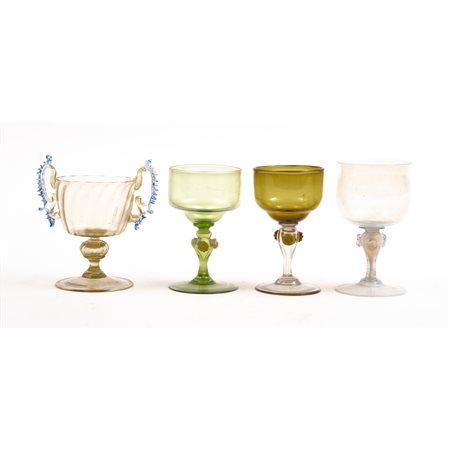 ARTIGIANI MURANESI DEL XIX SECOLO, Quattro bicchieri