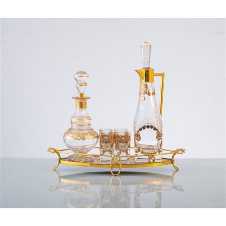 MANIFATTURA SICILIANA DEI PRIMI DEL '900, Servizio da rosolio