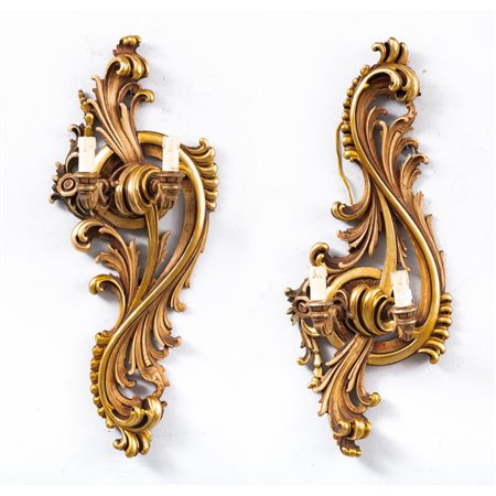 MANIFATTURA FIORENTINA DEL XX SECOLO, Coppia applique