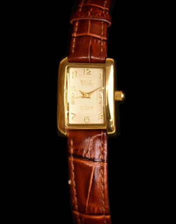 GRUEN modello Curvex da donna, con movimento al quarzo, in acciaio e oro con...