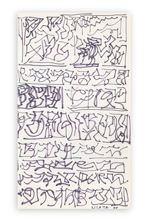 RICCARDO LICATA (1929-2014) - Senza Titolo, 1973