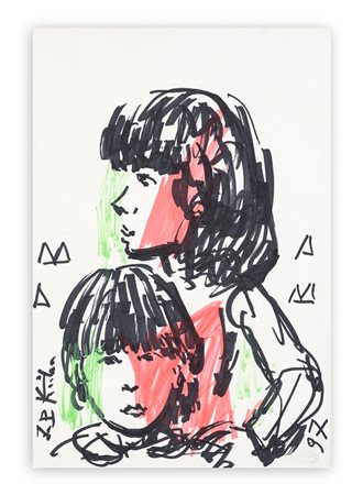 IBRAHIM KODRA (1918-2006) - Senza Titolo, 1997