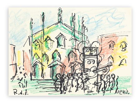 IBRAHIM KODRA (1918-2006) - Ricordo di una sera