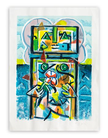 IBRAHIM KODRA (1918-2006) - Senza Titolo