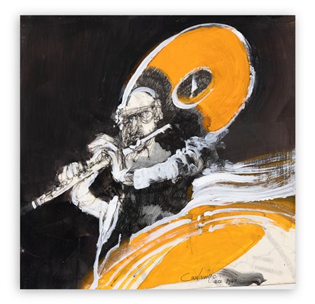 GIANCARLO CAZZANIGA (1930-2013) - Jazz Man