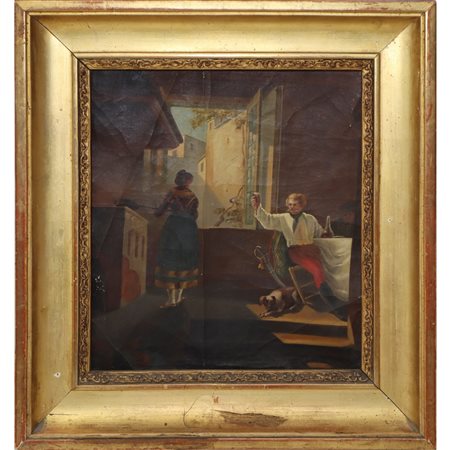 Interno con personaggi