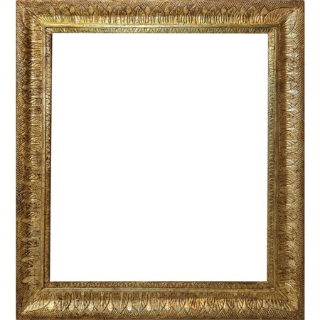 Cornice Impero, in legno dorato argento e mistura, Early 19 century