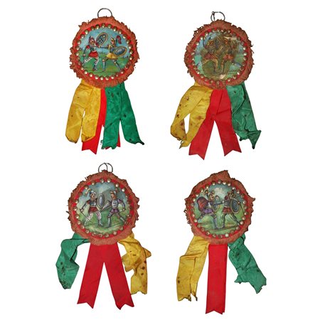 Domenico Di Mauro (Guardia Mangano 1913-Aci S. Antonio 2016)  - N°4 paraocchi per cavalli