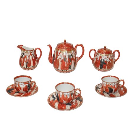 Servizio da caffè Satsuma Giappone, Nineteen century