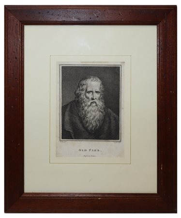 John Condé (Francia 1767-Londra 1794)  - Old Parr, XVIII secolo