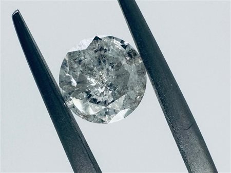DIAMANTE 1,03 CT COLORE H - PUREZZA I3 - TAGLIO BRILLANTE - CERTIFICATO ID -...