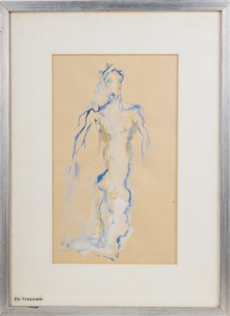TRECCANI ERNESTO (1920 - 2009) - Nudo di donna.