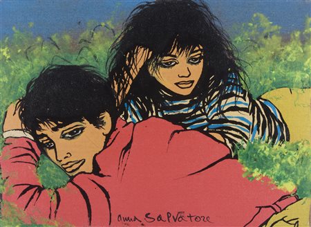 SALVATORE ANNA (1923 - 1978) - La coppia.