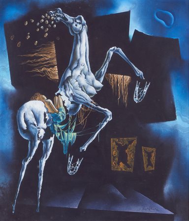 FRIGERI  LANFRANCO (1920 - 2019) - Cavallo per spettacolo.