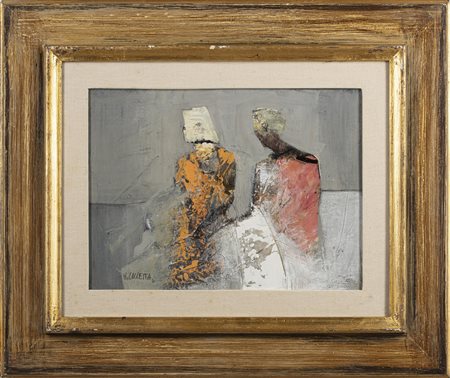 COCCETTA WALTER (n. 1951) - Incontro segreto.