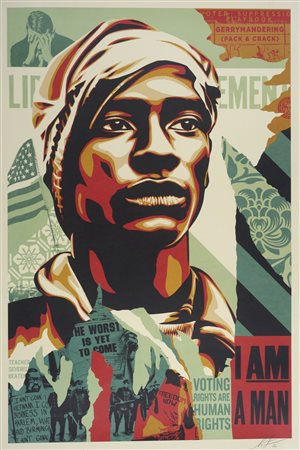 FAIREY SHEPARD (n. 1970) - I am a man. .