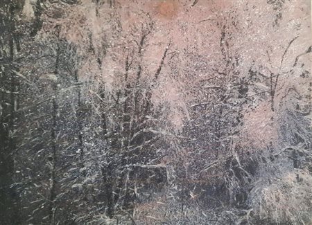 Giuseppe Banchieri “Bosco all’alba con la neve” 1986