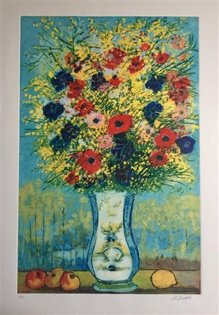 Michele Cascella “Vaso di fiori”