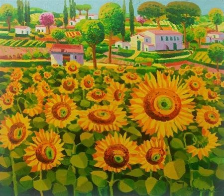 Athos Faccincani “Racconto di girasoli”