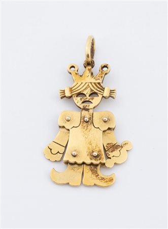 POMELLATO Ciondolo "Regina" in oro 18K. Reca marchio Pomellato. Peso...